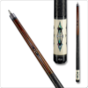Viking - Brown w/ Abalone & Mirror Inlays